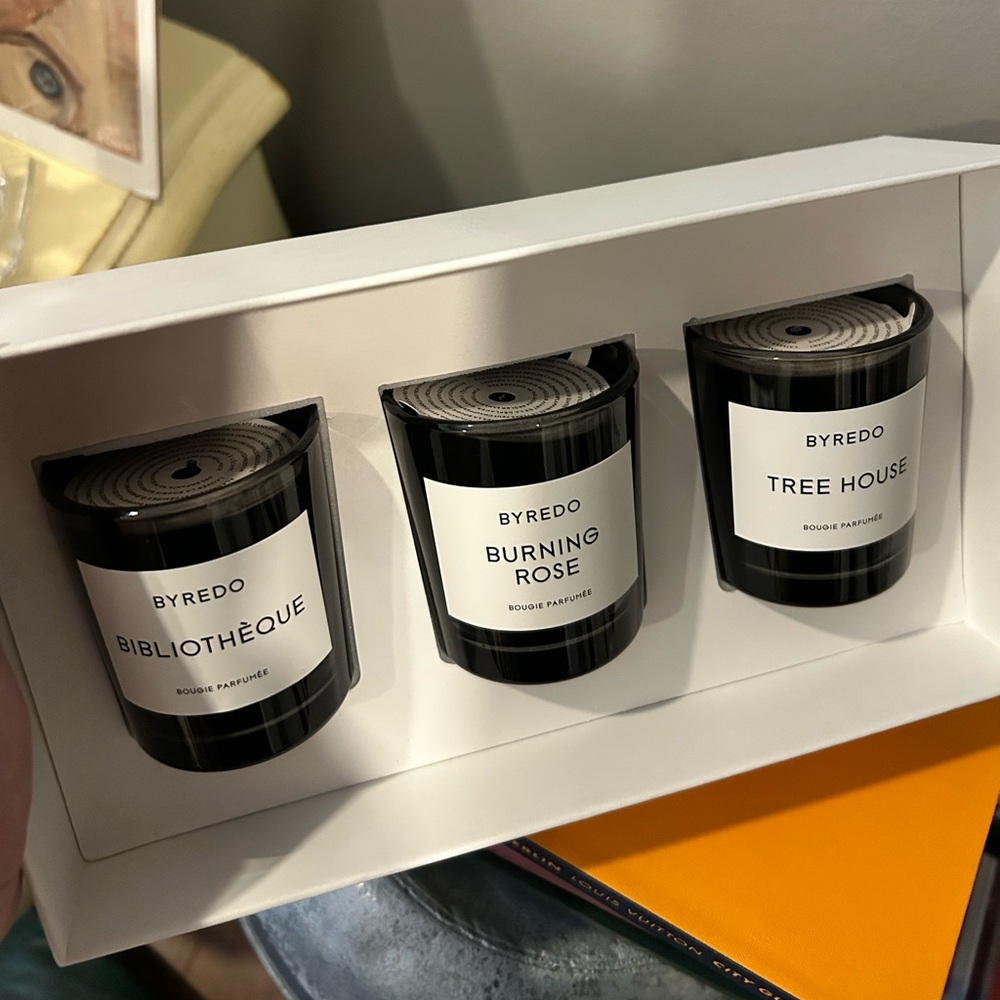 Byredo candle set brand new 3x70g